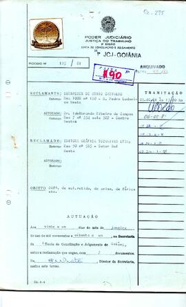 Reclamação Trabalhista 195/1981