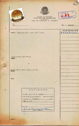 Requerimento 450/1967