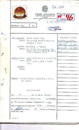 Reclamação Trabalhista 2247/1981