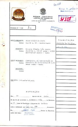 Reclamação Trabalhista 1550/1983