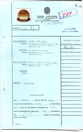 Reclamação Trabalhista 1323/1980