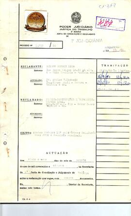 Reclamação Trabalhista 1772/1980
