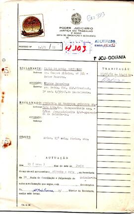 Reclamação Trabalhista 1481/1982
