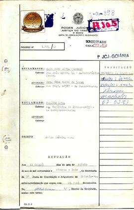Reclamação Trabalhista 1874/1982
