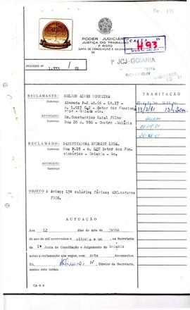 Reclamação Trabalhista 1333/1981