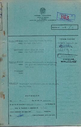 Reclamação Trabalhista 1968/1976