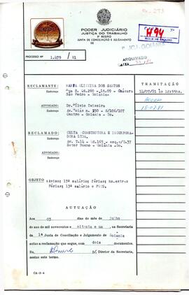Reclamação Trabalhista 1479/1981