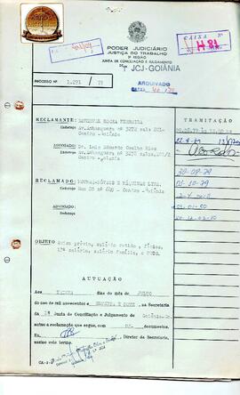 Reclamação Trabalhista 1291/1979