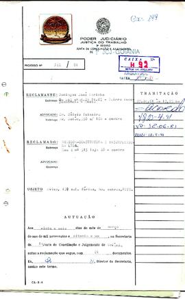 Reclamação Trabalhista 742/1981