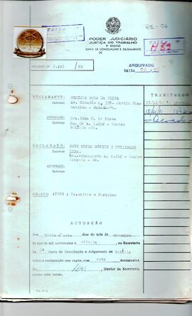 Reclamação Trabalhista 2496/1980