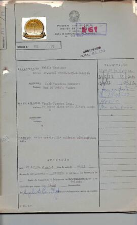 Reclamação Trabalhista 813/1977