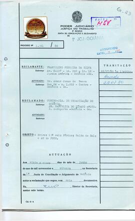 Reclamação Trabalhista 1361/1980