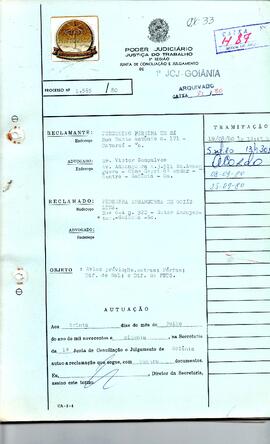 Reclamação Trabalhista 1585 e 1586/1980