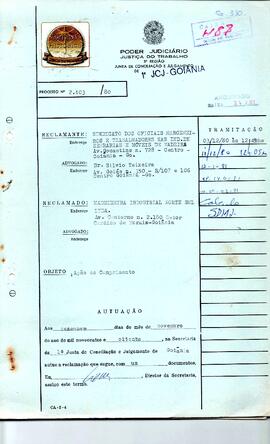 Reclamação Trabalhista 2403/1980