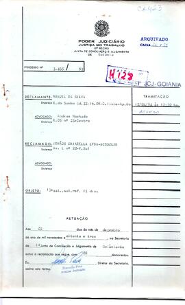 Reclamação Trabalhista 3435/1983