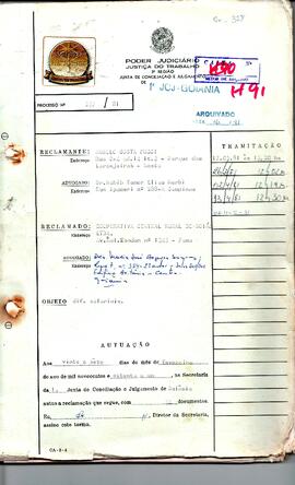 Reclamação Trabalhista 539/1981