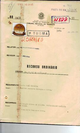 Reclamação Trabalhista 2329/1983