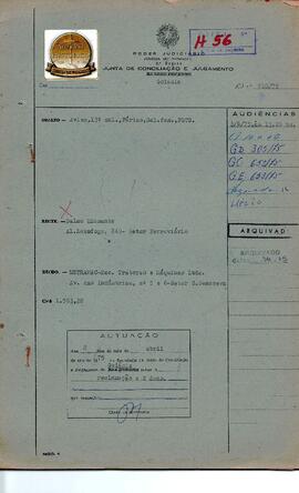 Reclamação Trabalhista 610/1975