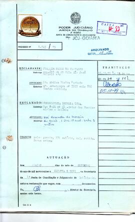 Reclamação Trabalhista 1523/1979
