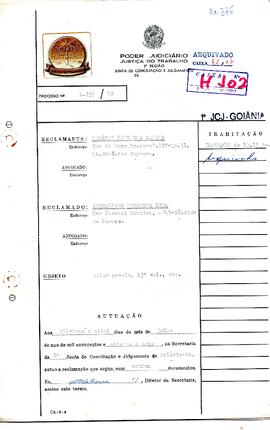 Reclamação Trabalhista 1799/1982