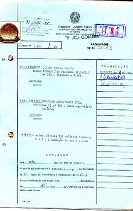 Reclamação Trabalhista 1704/1979