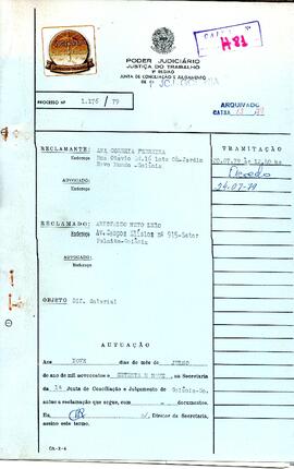 Reclamação Trabalhista 1176/1979