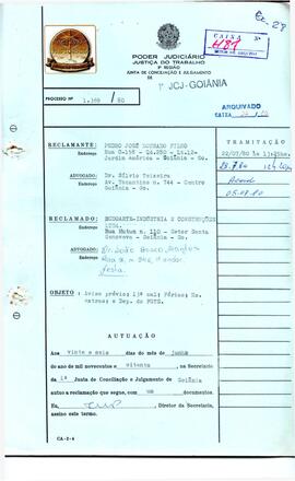 Reclamação Trabalhista 1369/1980