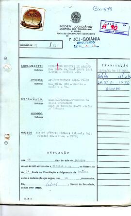 Reclamação Trabalhista 01/1981