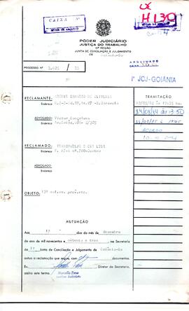 Reclamação Trabalhista 3605/1983