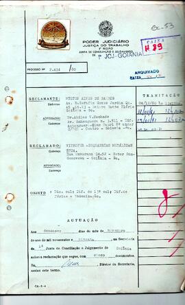 Reclamação Trabalhista 2414/1980