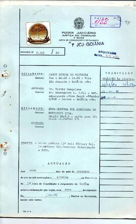 Reclamação Trabalhista 2322/1980