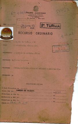Reclamação Trabalhista 544/1967