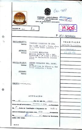 Reclamação Trabalhista 897/1982