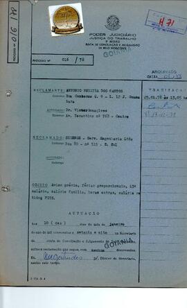 Reclamação Trabalhista 16/1978