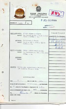 Reclamação Trabalhista 1691/1981