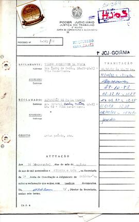 Reclamação Trabalhista 1925/1982