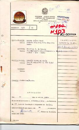 Reclamação Trabalhista 1478/1982