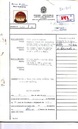 Reclamação Trabalhista 1203/1981