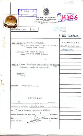 Reclamação Trabalhista 2487/1982