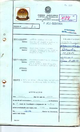 Reclamação Trabalhista 1694/1980