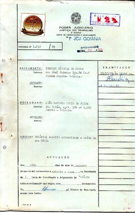 Reclamação Trabalhista 1730/1979