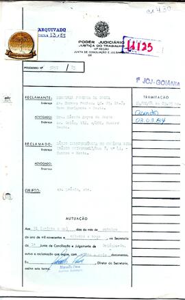 Reclamação Trabalhista 3097/1983