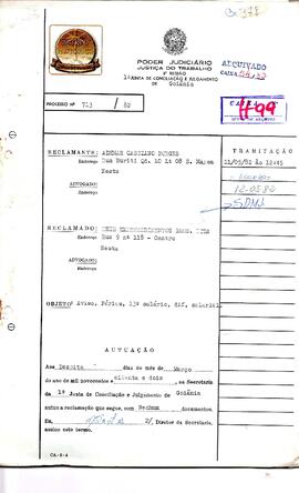 Reclamação Trabalhista 713/1982