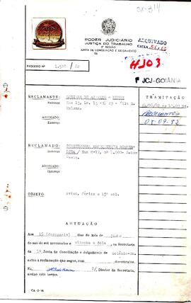 Reclamação Trabalhista 1528/1982