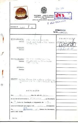 Reclamação Trabalhista 1267/1981