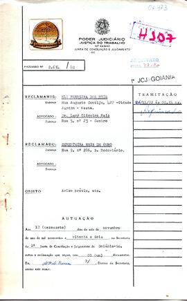 Reclamação Trabalhista 2634/1982