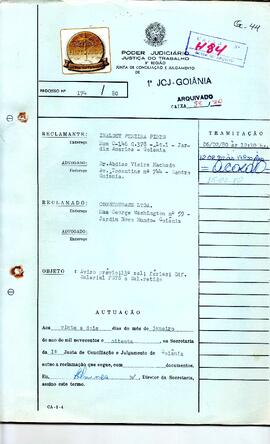 Reclamação Trabalhista 174/1980