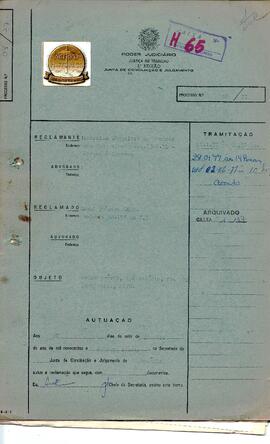 Reclamação Trabalhista 08/1977