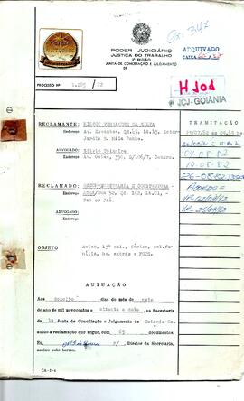 Reclamação Trabalhista 1285/1982