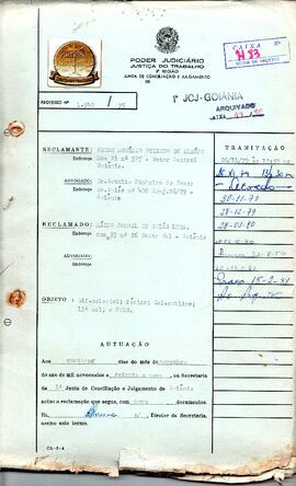 Reclamação Trabalhista 1940/1979